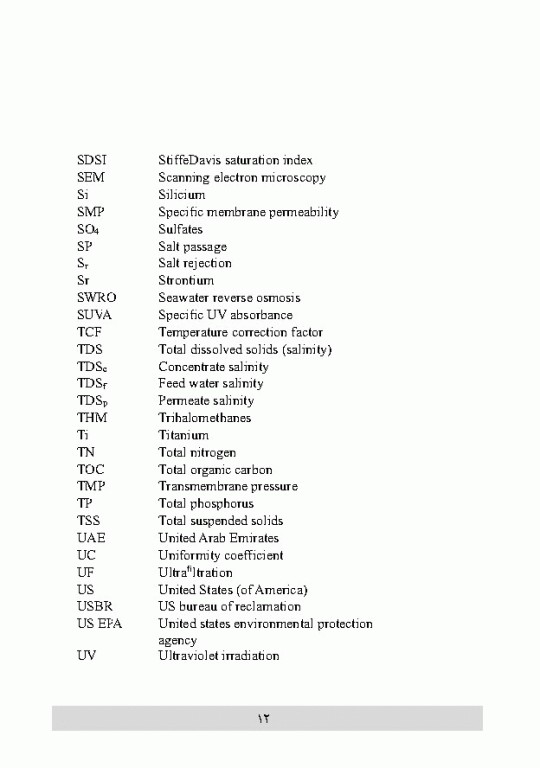 پیش تصفیه سیستم اسمز معکوس و اولترا فیلتراسیون