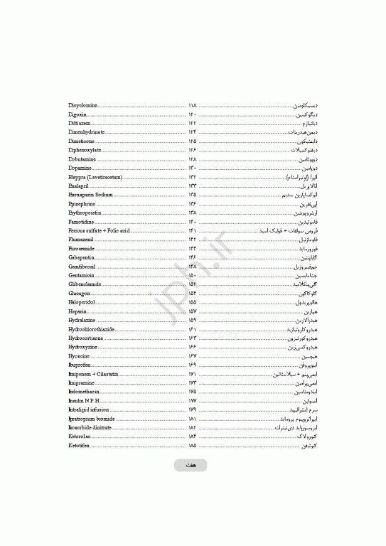 راهنمای جامع داروهای رایج در بخش‌های داخلی جراحی