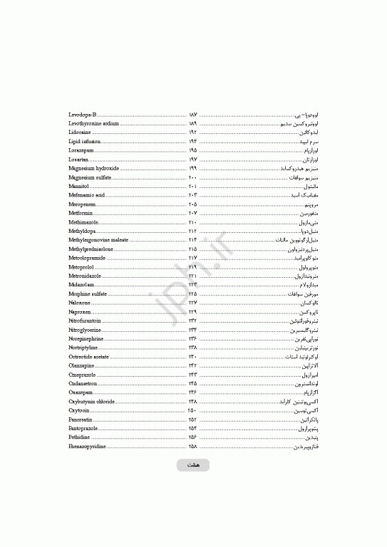 راهنمای جامع داروهای رایج در بخش‌های داخلی جراحی