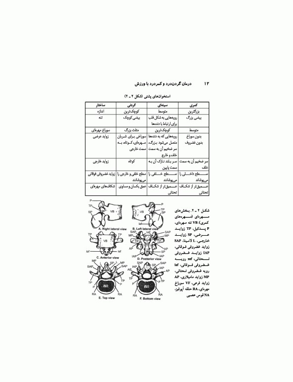 درمان گردن درد و کمر درد با ورزش