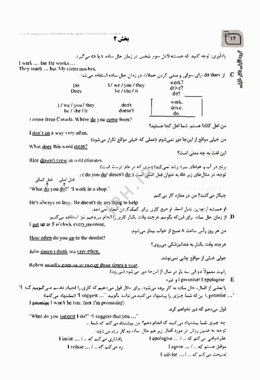 جامع IQB کاربرد گرامر در زبان انگلیسی براساس Grammar in use