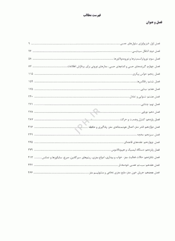 درسنامه AGK نوروفیزیولوژی ویژه دکترای رشته علوم اعصاب