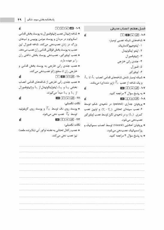 گنجینه جامع سوالات آناتومی اتاق عمل