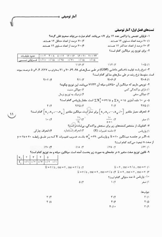 درسنامه AGK روش‌های آماری ویژه کارشناسی ارشد HTA