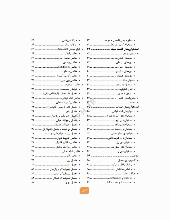 آناتومی عمومی یگانه