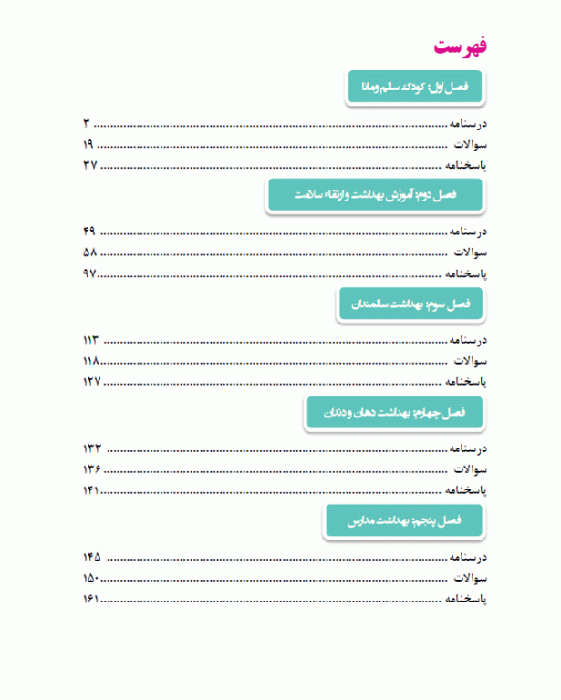 بانک تست QB بهداشت عمومی
