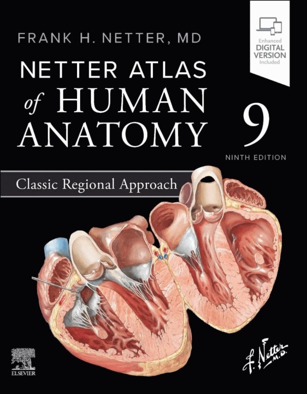 اطلس آناتومی نتر ویرایش نهم 2026 | Atlas of Human Anatomy Netter