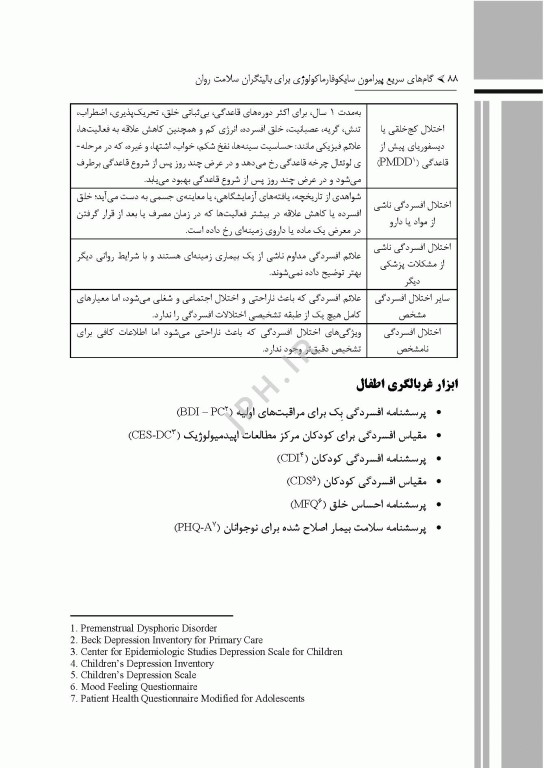 گام‌های سریع پیرامون سایکوفارماکولوژی برای بالینگران سلامت روان