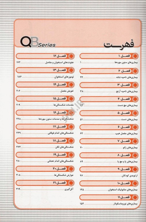آزمون‌های تمرینی QB ارتوپدی و شکستگی تالیف دکتر کامران احمدی 1404