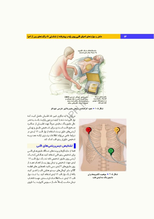 دانش و مهارت‌های‌ احیای قلبی ریوی پایه و پیشرفته از شناسایی تا مراقبت‌های پس از احیا