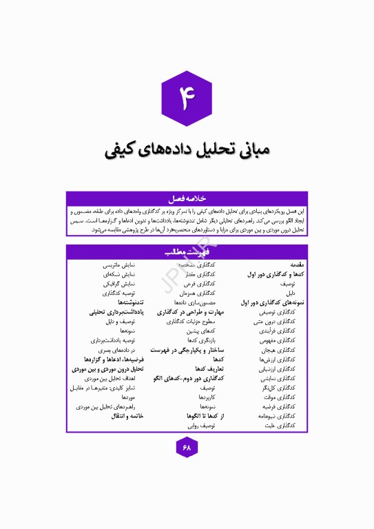 تحلیل داده‌های کیفی کتاب مرجع روش‌ها