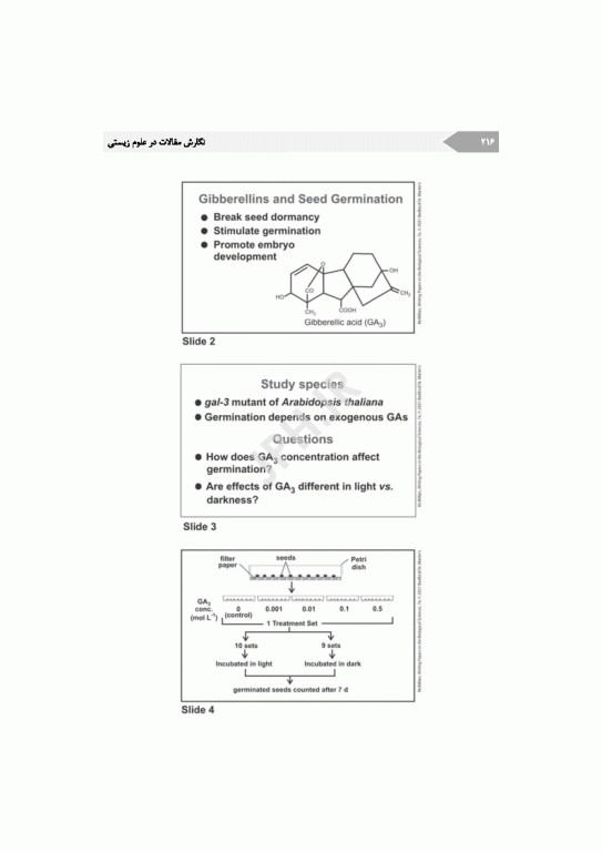 نگارش مقالات در علوم زیستی