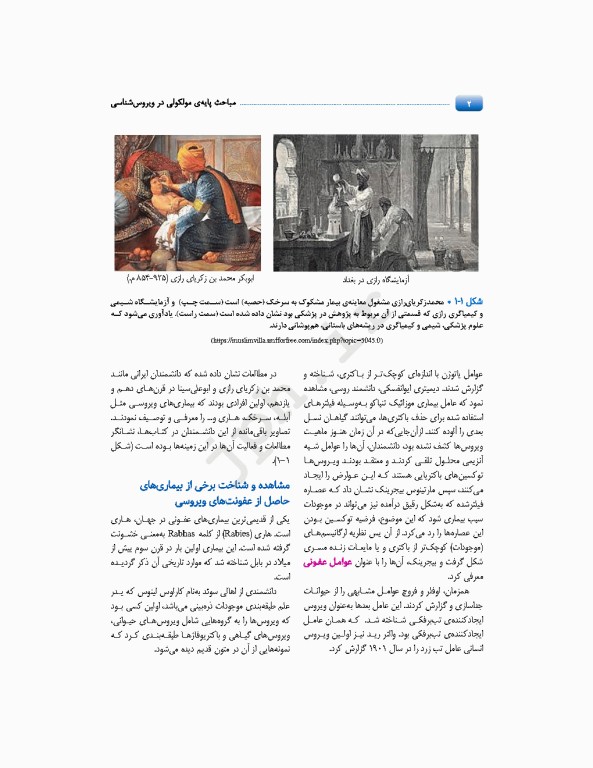 مباحث پایه مولکولی در ویروس‌شناسی اقتباس و تلخیص از اصول ویروس‌شناسی فلینت