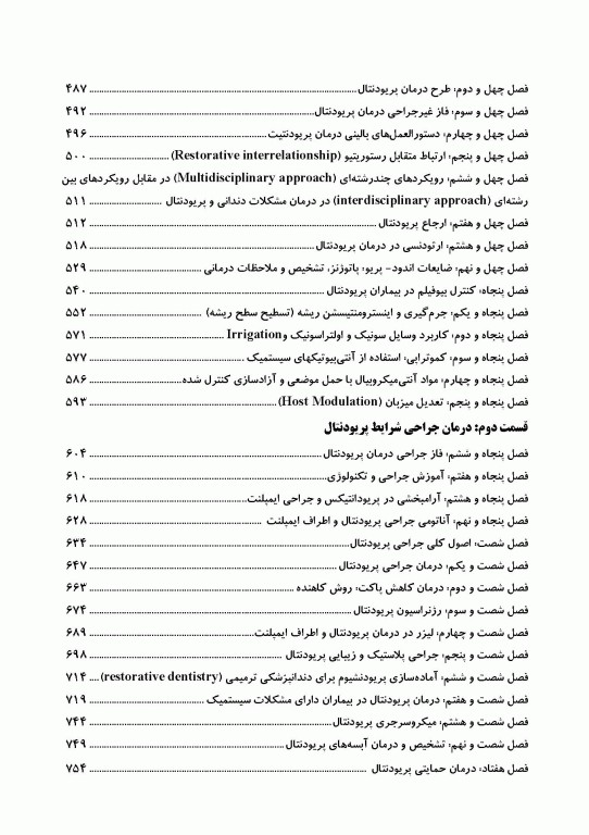چکیده مراجع دندانپزشکی CDR پریودنتولوژی بالینی کارانزا 2024