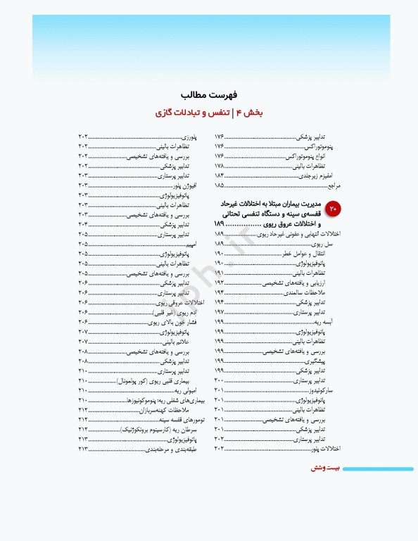 پرستاری داخلی جراحی برونر و سودارث 2026 جلد4 تنفس و تبادلات گازی