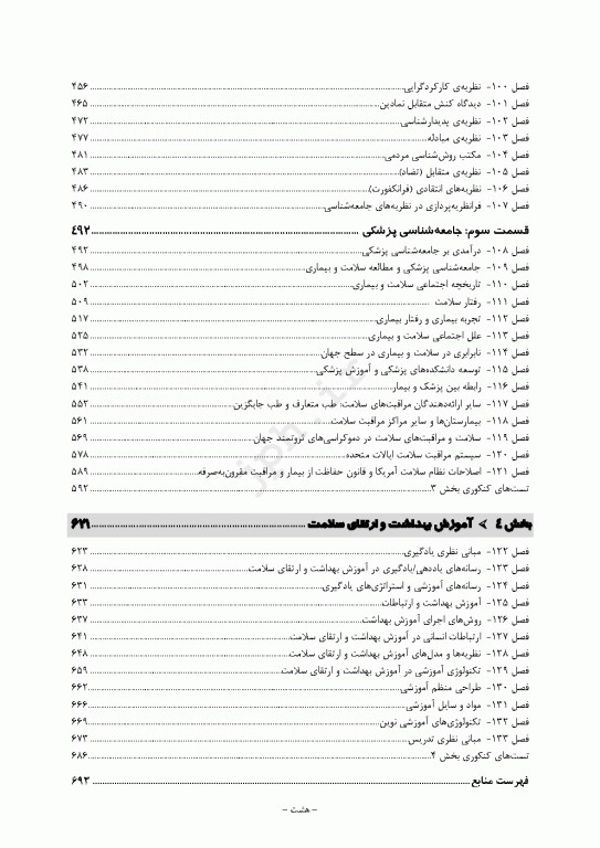 درسنامه جامع ارشد آموزش بهداشت ویراست چهارم 1404