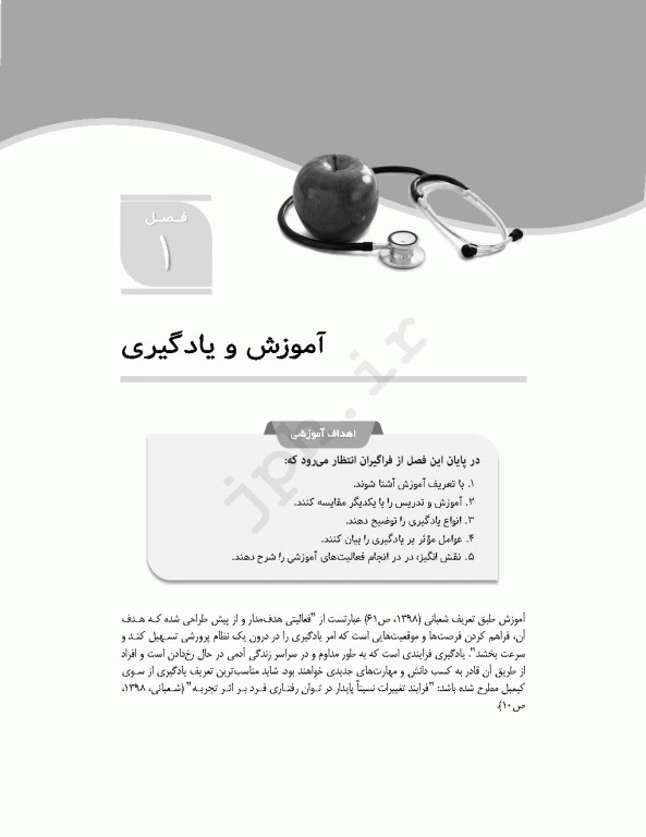 مرور سریع QRS آموزش بهداشت و ارتقای سلامت
