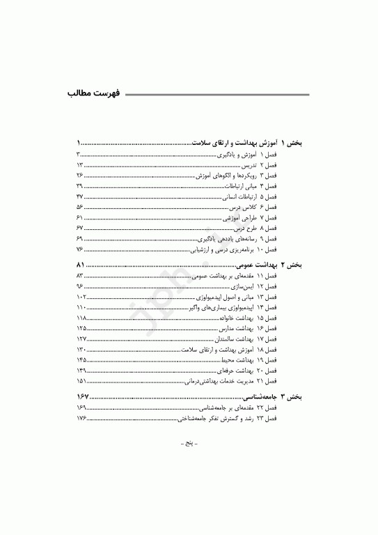 مرور سریع QRS آموزش بهداشت و ارتقای سلامت